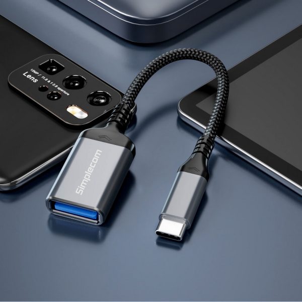 Simplecom CA131 USB-C Male to USB-A Female USB 3.0 OTG Adapter Cable - Image 5