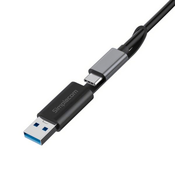 Simplecom CA132 USB-A Male to USB-C Female Adapter USB 3.2 Gen 2 Data & Charging Double-Side 10Gbps - Image 3
