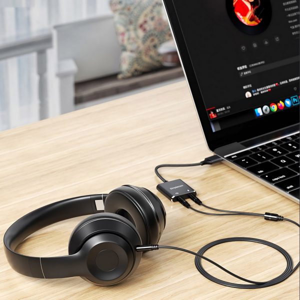 Simplecom CA152 USB to 3.5mm Audio and Microphone Sound Card Adapter for TRS or TRRS Headset with Mic - Image 6