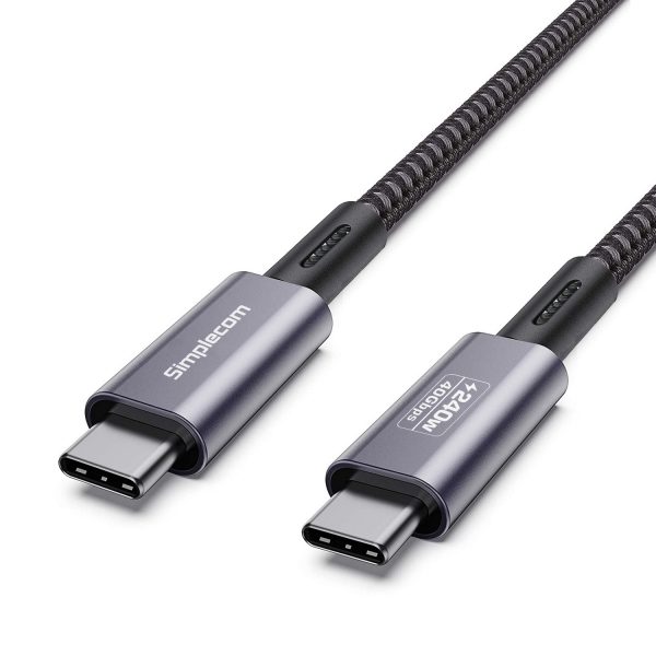 Simplecom CA612 USB-C to USB-C Cable USB4 40Gbps 5A 240W PD3.1 8K@60Hz 1.2M - Image 4