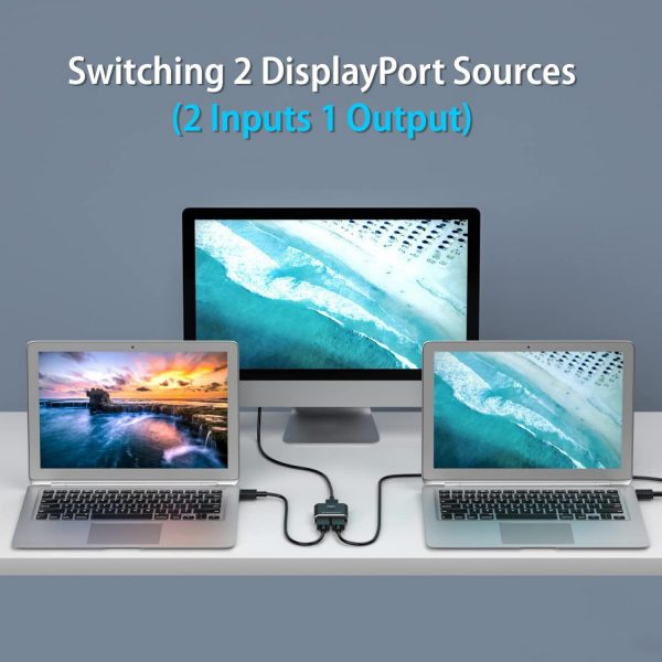Simplecom CM202 Bi-Directional 2 Way DisplayPort Switch Selector DP 1.4 8K - Image 5