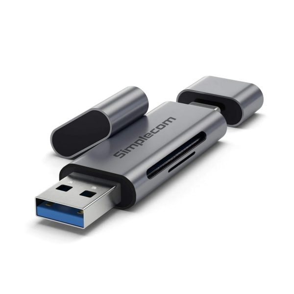 Simplecom CR402 SuperSpeed USB-C and USB-A SD/MicroSD Card Reader USB 3.2 Gen 1 (USB 3.0) - Image 2