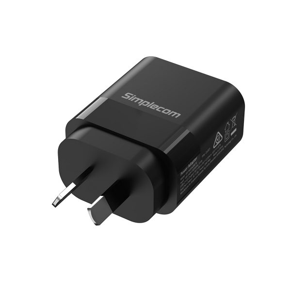 Simplecom CU221 Dual USB-C Fast Wall Charger PD 20W for Phone Tablet - Image 3