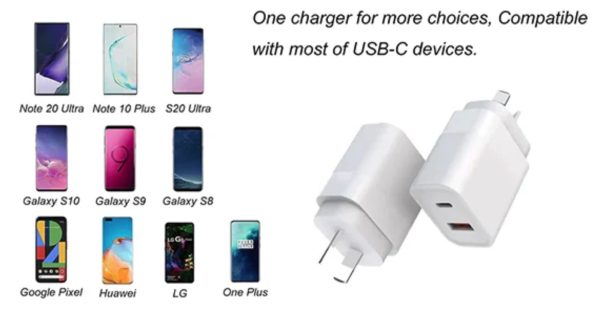 BDI 25W PD Quick Charger AU plug with USB-A and Type-C Ports - Image 3