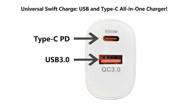 BDI 25W PD Quick Charger AU plug with USB-A and Type-C Ports - Image 4