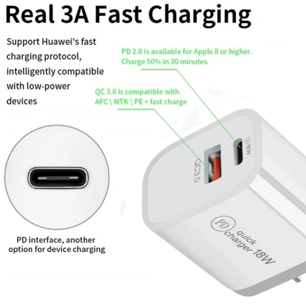 BDI 25W PD Quick Charger AU plug with USB-A and Type-C Ports - Image 6