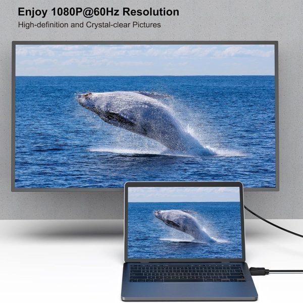 BENFEI DisplayPort to DVI 1.8m (6 Feet) Cable - Image 2