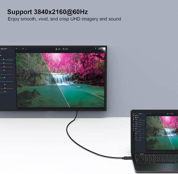 BENFEI DisplayPort to DisplayPort  8K @ 60Hz Cable 1.8m - Image 4