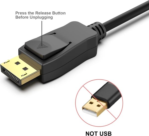 BENFEI DisplayPort to DisplayPort  8K @ 60Hz Cable 1.8m - Image 6