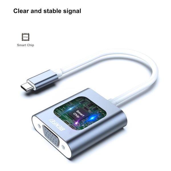 BENFEI USB C to VGA Adapter (Thunderbolt 3) - Image 2