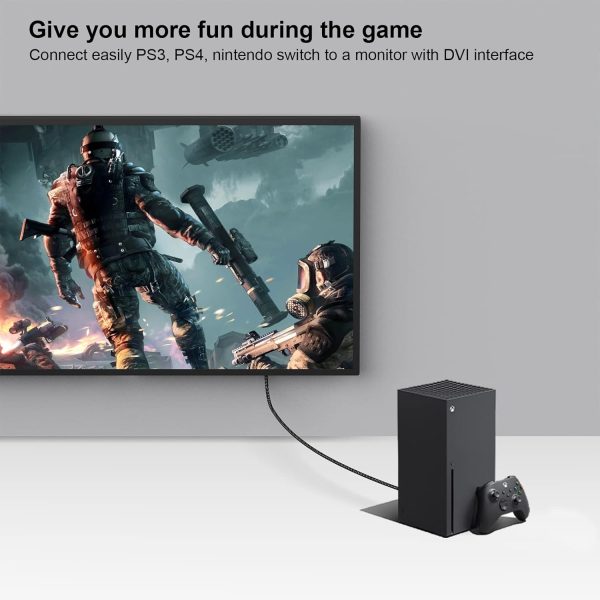 BENFEI DVI to HDMI, Bidirectional DVI to HDMI Male to Female 2 Pack - Image 6