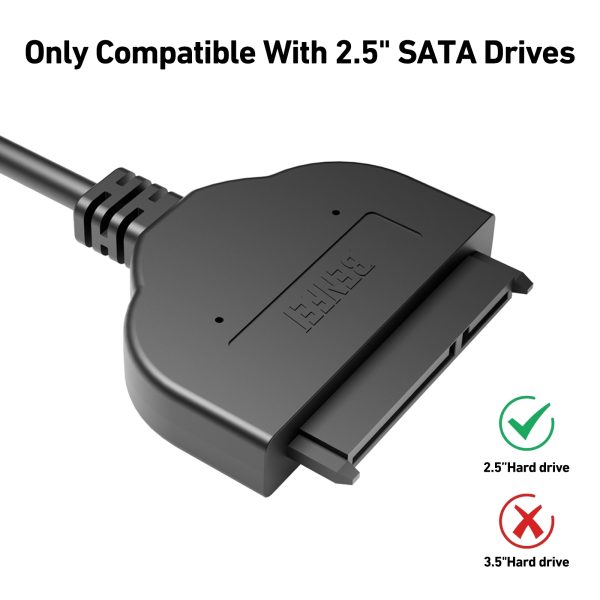 BENFEI 2in1 USB-C/USB 3.0 to SATA III Hard Driver Adapter - Image 2