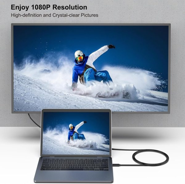 BENFEI USB C to DVI Cable 1.8m - Image 2