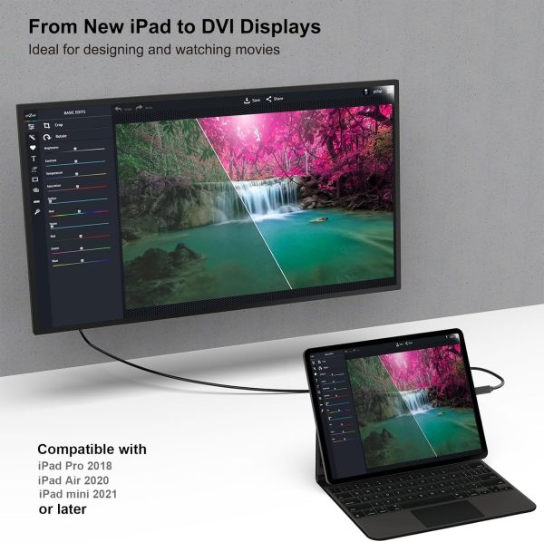 BENFEI USB C to DVI Cable 1.8m - Image 7