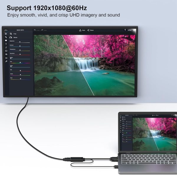 BENFEI 210BK VGA to HDMI Adapter with Audio Support and 1080P Resolution - Image 6