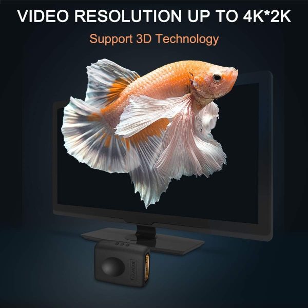 BENFEI 4K HDMI Coupler, HDMI Female to Female Adapter - Image 2