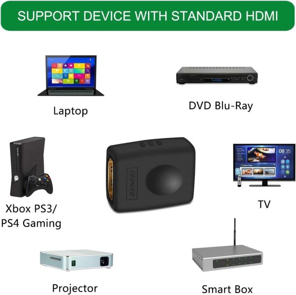 BENFEI 4K HDMI Coupler, HDMI Female to Female Adapter - Image 5