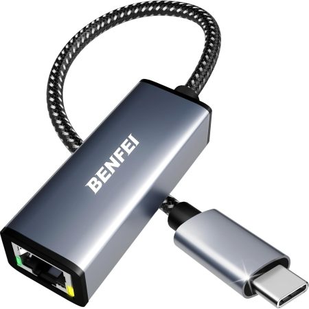 BENFEI USB-C to Ethernet Adapter (Thunderbolt 3 to RJ45)