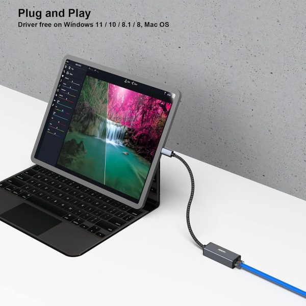 BENFEI USB-C to Ethernet Adapter (Thunderbolt 3 to RJ45) - Image 6