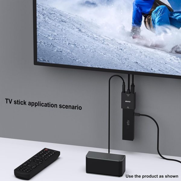 BENFEI HDMI to VGA, Uni-Directional HDMI Computer to VGA Monitor  Adapter (Female to Male) with 3.5mm Audio Jack - Image 3