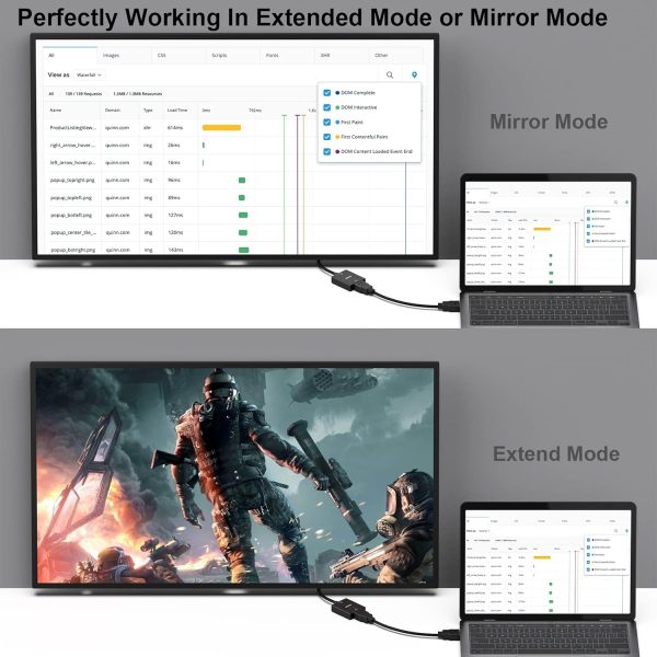 BENFEI HDMI to VGA, Uni-Directional HDMI Computer to VGA Monitor  Adapter (Female to Male) with 3.5mm Audio Jack - Image 6