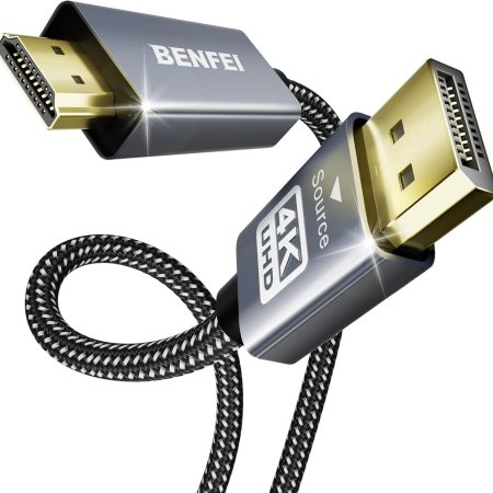 BENFEI 4K DisplayPort to HDMI 90cm Cable