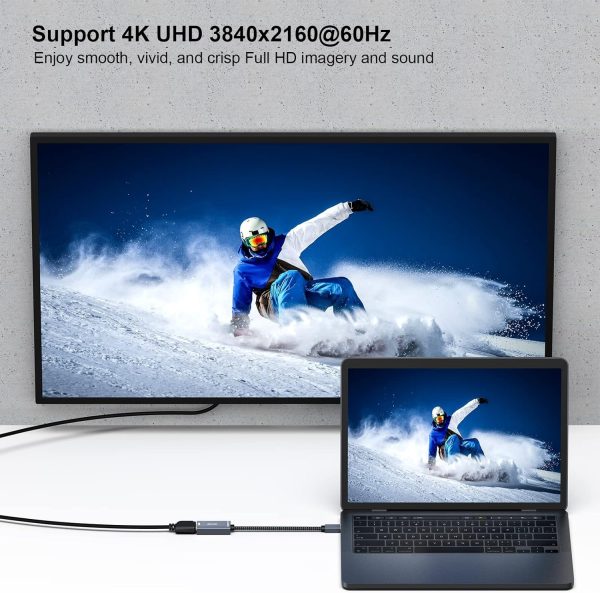 BENFEI Mini DP to HDMI Adapter (Thunderbolt Compatible) - Image 5