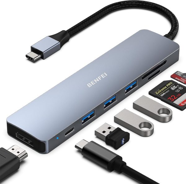 BENFEI USB C HUB 7-in-1 - Image 4