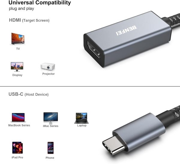 BENFEI USB C to HDMI Adapter - Image 2