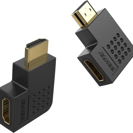 BENFEI HDMI Male to Female Right Angle 90 Degree Adapter