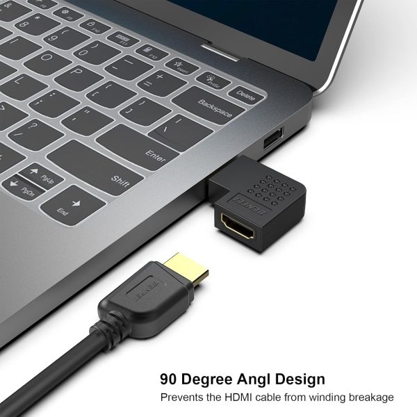 BENFEI HDMI Male to Female Right Angle 90 Degree Adapter - Image 6