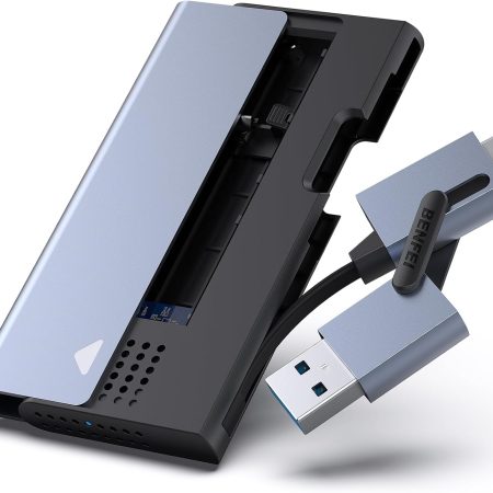 BENFEI 345GY M.2 NVME SATA SSD Enclosure, 10 Gbps USB Type-C/Type-A to NVME PCI-E SATA M-Key/(B+M)