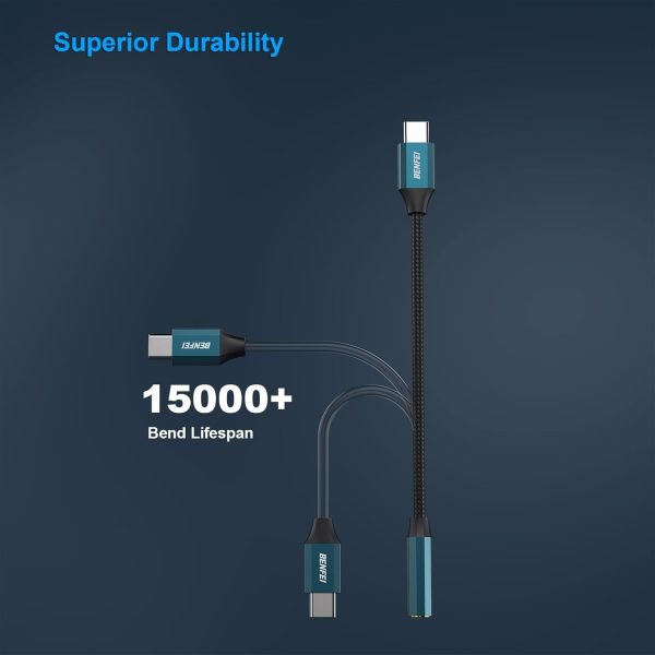 BENFEI USB-C to 3.5mm Audio Jack Adapter - Image 3