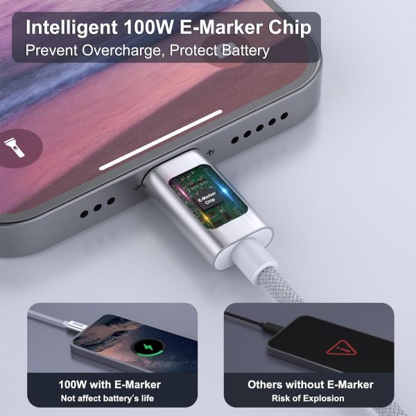 BENFEI 100W USB C to C Fast Charging Cable 1M - Image 4