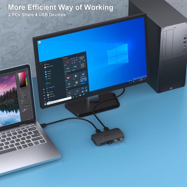 BENFEI 4-port USB 3.0 Switch - Image 4