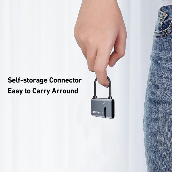 BENFEI USB C to Audio Jack Adapter with 60W Fast Charging - Image 6