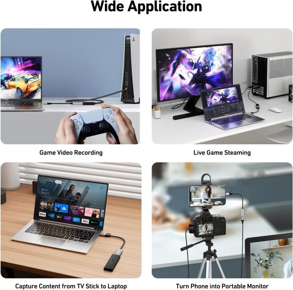 BENFEI Video/Audio Capture Card Supporting Full HD 1080P - Image 3
