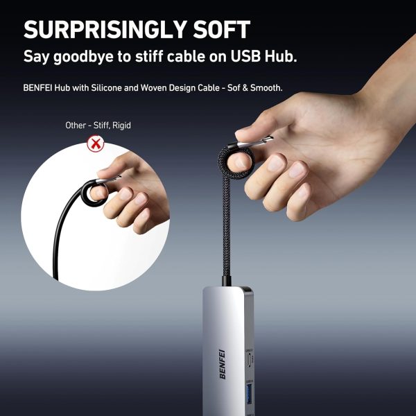 BENFEI 6-in-1 USB C Hub - Image 3