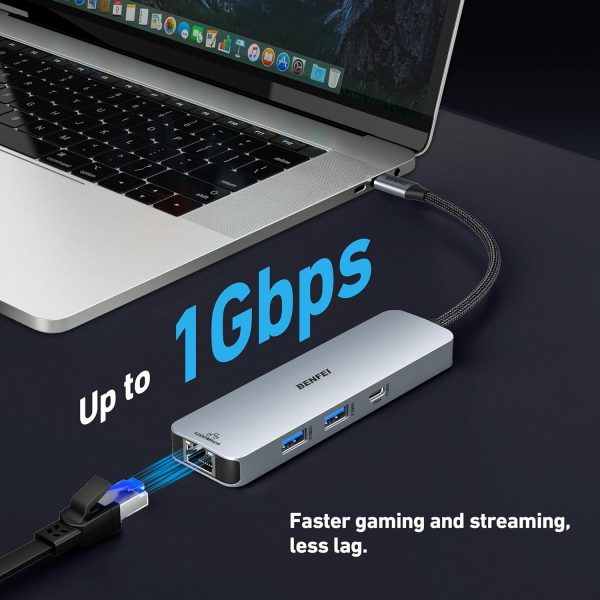 BENFEI 6-in-1 USB C Hub - Image 6