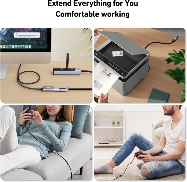 BENFEI USB3.0 AM to AF Extension Cable 5M - Image 4