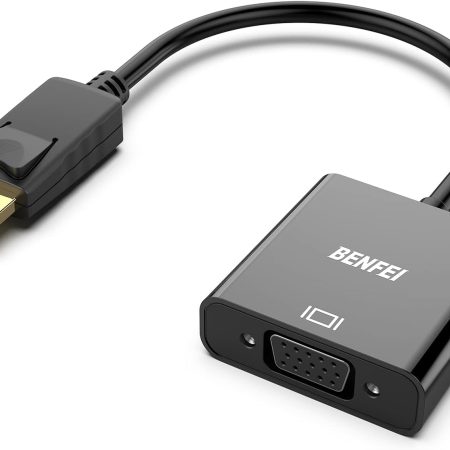 BENFEI DisplayPort to VGA,Gold-Plated Uni-directional Adapter