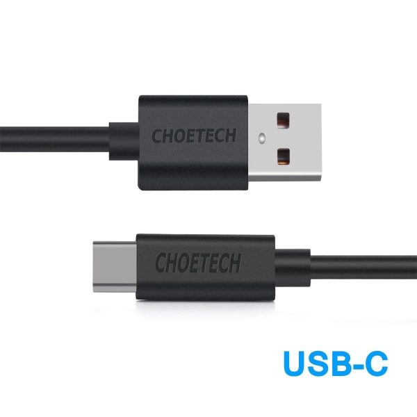 CHOETECH AC0004 USB-A to USB-C Charge & Sync Cable 3M Black - Image 7