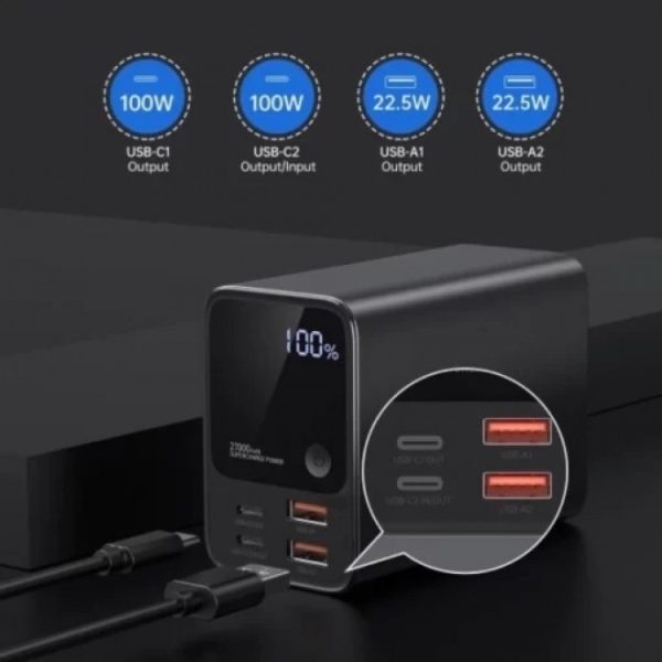 CHOETECH B635 Dual PD 100W 27000 mAh Power Bank - Image 7