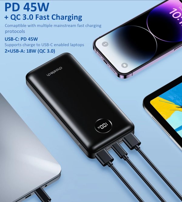 CHOETECH B653 PD45W 20000mAh Power Bank - Image 4