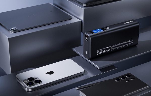 CHOETECH B702 20000mAh PD130W USB-A + USB-C x 2, 3-Port & TFT Display Power Bank - Image 4