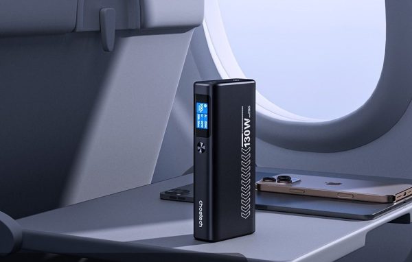 CHOETECH B702 20000mAh PD130W USB-A + USB-C x 2, 3-Port & TFT Display Power Bank - Image 9