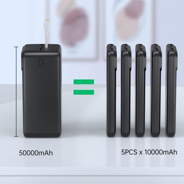 CHOETECH B732 50000mAh Power Bank PD22.5W with Digital Display - Image 3