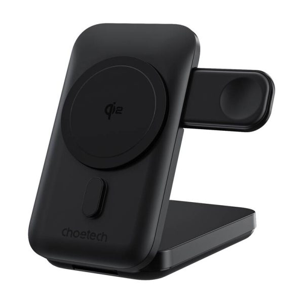 CHOETECH B750 Qi2 Certified 3-in-1 magnetic charger Stand with 10000mAh battery