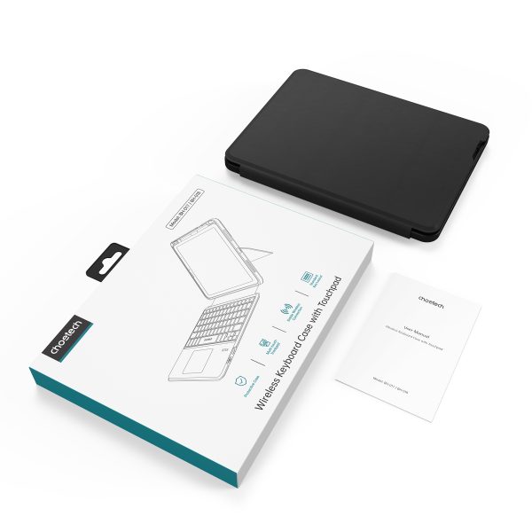 CHOETECH BH-018 Wireless Keyboard with Touchpad and Backlight for iPad Pro 11 " (Black) - Image 9