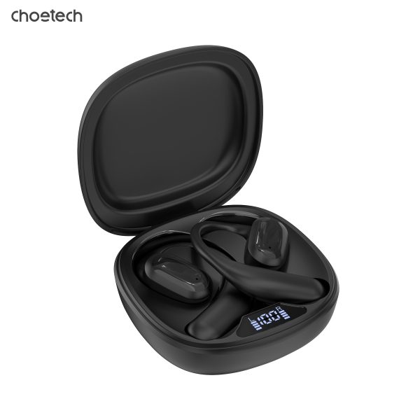 CHOETECH BH-T25 OWS Painless New Concept Bluetooth Earbuds V5.3 TWS Black - Image 2